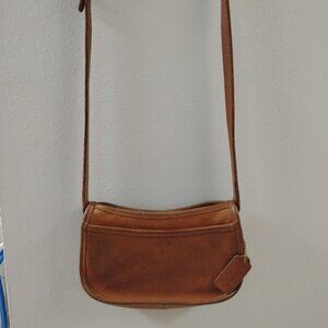 ❤️Vintage COACH 9031 British Tan Leather Wendie Adjustable Crossbody Bag